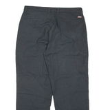 DICKIES Mens Trousers Black Regular Straight W36 L30