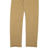 LEVI'S Mens Trousers Brown Regular Straight W33 L34