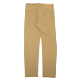 LEVI'S Mens Trousers Brown Regular Straight W33 L34