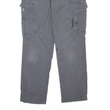 CARHARTT Cargo Mens Trousers Grey Relaxed Straight W31 L30