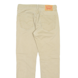 LEVI'S Mens Trousers Beige Regular Straight W30 L32