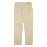 LEVI'S Mens Trousers Beige Regular Straight W30 L32