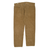 LEVI'S Mens Corduroy Trousers Brown Regular Straight W26 L32