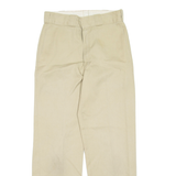 DICKIES Womens Trousers Beige Regular Straight W30 L28