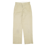 DICKIES Womens Trousers Beige Regular Straight W30 L28