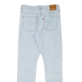 LEVI'S 501S Jeans BIG E Distressed Womens Blue Skinny Straight W26 L30