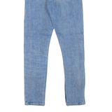 LEVI'S 501S Jeans BIG E Womens Blue Skinny Straight Stone Wash W23 L28