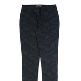 JIGSAW Floral Womens Trousers Blue Slim Skinny W28 L32