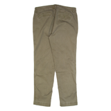 LAUREN RALPH LAUREN Chino Womens Trousers Green Slim Tapered W32 L27