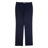 TORY BURCH Womens Trousers Blue Regular Straight W34 L34