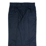 DUNLOP Chino Mens Trousers Blue Regular Straight W34 L29
