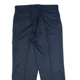 DUNLOP Chino Mens Trousers Blue Regular Straight W34 L29