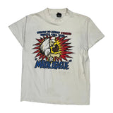 Major League Unbranded Single Stitch T-Shirt - Large White Cotton