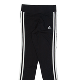 ADIDAS Womens Leggings Black Skinny UK 8 W24 L26