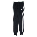 ADIDAS Womens Joggers Black Tapered XS W24 L28