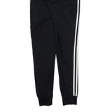 ADIDAS Womens Joggers Black Tapered XS W24 L28