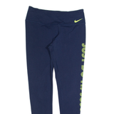 NIKE Womens Leggings Blue Skinny M W28 L26