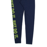 NIKE Womens Leggings Blue Skinny M W28 L26