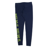 NIKE Womens Leggings Blue Skinny M W28 L26