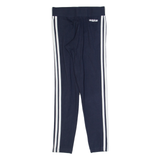 ADIDAS Womens Leggings Blue Skinny S W24 L26
