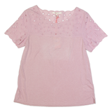WHITE STUFF Womens Top Pink UK 8