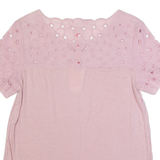 WHITE STUFF Womens Top Pink UK 8