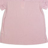 WHITE STUFF Womens Top Pink UK 8