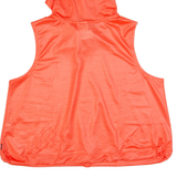 DKNY Hooded Womens Sports Top Pink V-Neck Sleeveless L