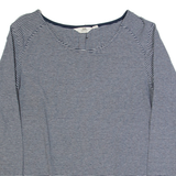 TRESPASS Womens Printed Top Blue Long Sleeve Striped UK 18