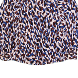 MONSOON Womens Printed Top Beige Long Sleeve Crazy Pattern S