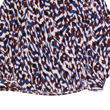 MONSOON Womens Printed Top Beige Long Sleeve Crazy Pattern S