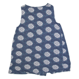 WHITE STUFF Womens Printed Vest Blue Sleeveless Floral UK 8