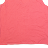 LAURA ASHLEY Womens Vest Pink Sleeveless UK 14