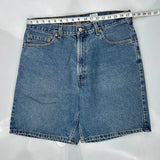 Levis Denim Shorts - 34W 9L Blue Cotton