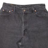 LEVI'S 550 Womens Denim Shorts Black M W28