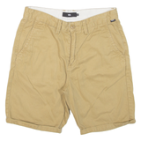 VANS Mens Chino Shorts Brown Relaxed M W30