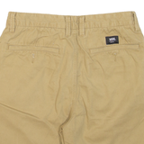 VANS Mens Chino Shorts Brown Relaxed M W30