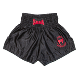 Sama Kickboxing Mens Sports Shorts Black Relaxed S W26