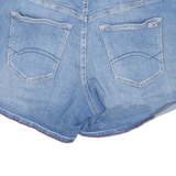 TOMMY HILFIGER Womens Denim Shorts Blue S W28
