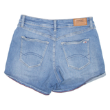 TOMMY HILFIGER Womens Denim Shorts Blue S W28