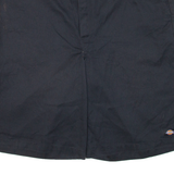 DICKIES Mens Workwear Shorts Black Loose 2XL W42