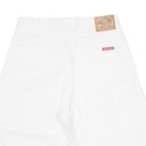 DICKIES Mens Workwear Shorts White L W30