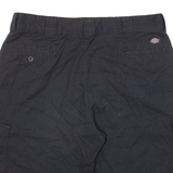 DICKIES Mens Workwear Shorts Black Relaxed L W38