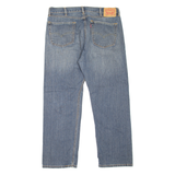 LEVI'S 505 Jeans Mens Blue Regular Straight Stone Wash W38 L30
