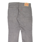 LEVI'S 511 Jeans Mens Grey Slim Straight W34 L30