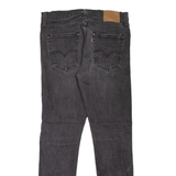 LEVI'S 512 BIG E Jeans Mens Black Slim Tapered W31 L29