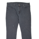 LEVI'S 511 Jeans Mens Black Slim Straight W36 L30