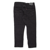 LEVI'S 511 Jeans Mens Black Slim Straight W32 L27