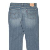 LEVI'S 514 Jeans Mens Blue Slim Straight Stone Wash W36 L32