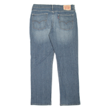 LEVI'S 514 Jeans Mens Blue Slim Straight Stone Wash W36 L32